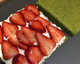 Foto del paso 15 de la receta: Matcha Ichigo Shortcake