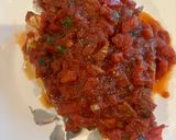 A picture of step 2 of Fish with Tomato Sauce.