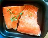 Foto del paso 5 de la receta: Salmón con couz couz al azafrán y morrón. #delantaldorado