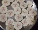 A picture of step 1 of Coffee Banana shake.