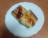 Foto del paso 3 de la receta: Torrijas de bizcocho de limón con piña y mermelada