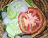 A picture of step 6 of Kabab Sandwich.