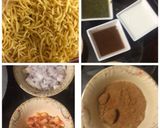 A picture of step 1 of Katoori chat.