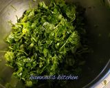 A picture of step 1 of Methi thepla.