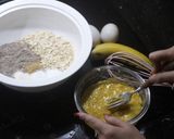 Hình bước làm 2 của món Bánh chuối dừa yến mạch