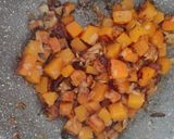 Foto del paso 3 de la receta Garbanzos guisados con crema de calabaza y yakiniku