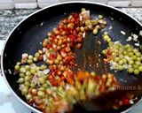A picture of step 11 of Dhaba style matar masala.