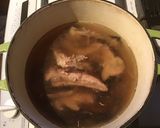 A picture of step 2 of California Farm Smoked Duck Wild Rice Soup.