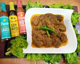 A picture of step 5 of Special Bhuna Gosht.