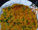 बेसन आटा चीला (besan atta cheela recipe in Hindi) रेसिपी चरण 3 फोटो