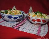 A picture of step 12 of Rice with salmon fish and vegetables.