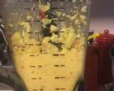 A picture of step 1 of Peach & raspberry lemonade punch.