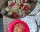 199 7. Csülkös füstölt húsos gombócos savanyú káposzta 😋 recept fázis 3 fotója