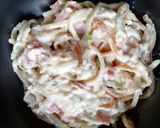 Foto del paso 3 de la receta: Espaguetis con Atún en salsa de mostaza y queso