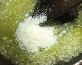 A picture of step 2 of Sago Halwa.