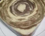 Foto langkah ke 5 dari resep Puding Zebra Kurma Coklat.
