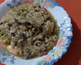 Foto del paso 6 de la receta: Risotto de champiñones, jamón y langostinos