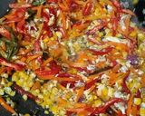 Foto langkah ke 3 dari resep Tumis buncis wortel telur with jagung.