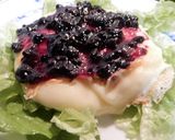 Foto del paso 3 de la receta Queso provolone a la plancha con frutos rojos