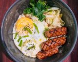 Foto langkah ke 6 dari resep Butter Rice Bowl Sosis Blackpaper.