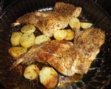 Foto del paso 4 de la receta: Conejo asado con patatas al pimentón
