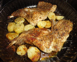 Foto del paso 4 de la receta: Conejo asado con patatas al pimentón