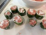 เนื้อสับสอดไส้พริกหวาน