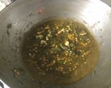 A picture of step 1 of Chinese fried rice and manchow soup.