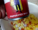 A picture of step 4 of Cathedral Window Jello Sago Drink.