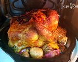 A picture of step 6 of Chicken Roasted in Herbs.