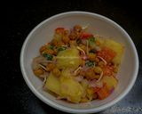 A picture of step 7 of Chana Masala.