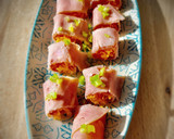 Foto del paso 7 de la receta: Canapés variados con huevo hilado casero
