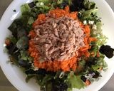 Une image de l'étape 3 de Salade multicolore au thon et légumes du soleil.