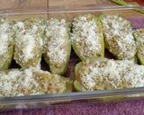 Foto del paso 5 de la receta: Zapallitos rellenos con carne, verduras y cuscús