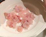 Foto del paso 1 de la receta Ceviche de dentón con toque de wasabi