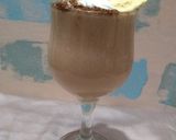 A picture of step 2 of Banana pudding shake😋.