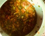 A picture of step 2 of Coriander carrot tomato soup.