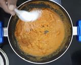 A picture of step 5 of Besan egg curry.