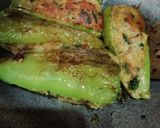 A picture of step 6 of Stuffed Green Chilli Subji.