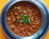 A picture of step 3 of Fresh pigeon peas subji (tuvar dana).