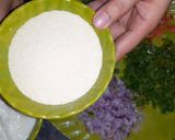 A picture of step 1 of Masala idli.