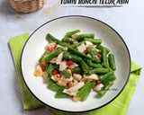 Foto langkah ke 5 dari resep Tumis buncis telur asin.