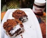 A picture of step 3 of Chocolate Rolls.