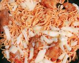 Hình bước làm 3 của món Gà cay phô mai