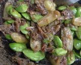 Gambar langkah 3 resipi Sambal Petai Ikan Bilis Belimbing Buluh.