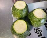 Une image de l'étape 3 de Courgettes rondes et poivron grillés aux épices italiennes (recette plancha).