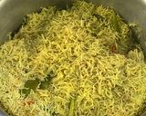 A picture of step 6 of Mutton Maqluba.