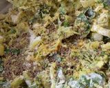 A picture of step 2 of Healthy Zucchini fritters.