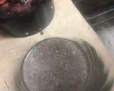 A picture of step 1 of Strawberry coconuty.