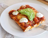 Foto del paso 1 de la receta: Enchiladas de pollo en salsa roja | Comida Mexicana